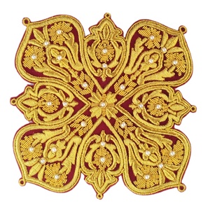 Insignias Masónicas Bordadas a Mano con Pin de Seguridad - Parches de Regalia de Tela con Hilo Metálico Bordado a Mano de Bajo Precio para Uniformes - Product Image 6