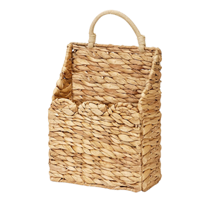 Cesta Colgante de Jacinto de Agua, Cesta de Flores Tejida para Montar en la Pared y Organizador, Soporte Decorativo para Plantas Hecho a Mano en Vietnam - Product Image 1