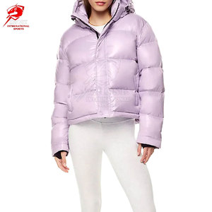 Versatile All Season Women Puffer Jackets For Outdoor Fitness <b>Practice</b> Breathable Material Modern <b>Padded</b> Top - Product Image 4