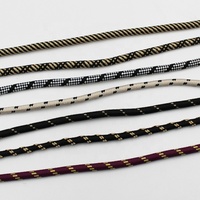Vente en gros de cordon tressé en polyester 5mm 6mm 8mm corde ronde en macramé cordon en nylon torsadé coloré pour sac vêtement