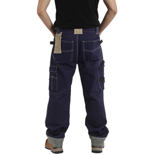 Pantalones de Trabajo de Seguridad de Poliéster Transpirable Resistentes al Fuego, Pantalones Cargo de Alta Visibilidad Unisex al por Mayor - Product Image 2
