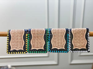 ใหม่ยอดนิยมสไตล์มือเครื่องมือหนังกระเป๋าสตางค์ผู้ชายยาวซิปกระเป๋าสตางค์ผู้ถือบัตรเครดิตของแท้หนังวัวกระเป๋าสตางค์เด็ก - Product Image 4