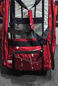 Sacs de voyage robustes pour le baseball, porte-bâtons et casques personnalisés, sangle d'épaule réglable, grande capacité, matériau nylon/polyester - Product Image 6