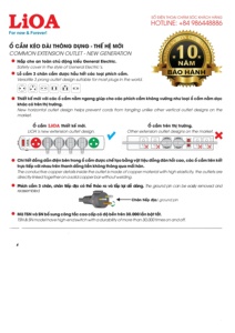 LiOA 3 sorties auto-mise à la terre interrupteur de prise d'extension blanc 2200W/10A capacité 3 mètres prise de câble ABS UK 3SNW3.3.10 Compatible - Product Image 5