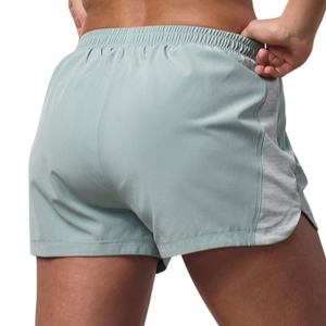 Shorts Deportivos Tejidos Verde Menta para Mujer, Shorts de Entrenamiento Ligeros, Cintura Elástica, Secado Rápido, Ropa Deportiva, Ropa de Gimnasio - Product Image 2