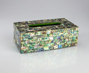 Boîte à mouchoirs en nacre Abnole moderne Boîte à mouchoirs pour la maison Cuisine ou restaurant Accessoire de table à manger et vadrouille en bois Boîtes à mouchoirs - Product Image 1