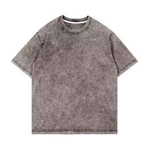 T-shirt délavé à l'acide pour homme, respirant et à séchage rapide, haute qualité, modèle 2026, en stock, pour usage décontracté et extérieur - Product Image 2