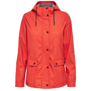 Hot Selling <b>Men's</b> Hooded Waterproof Parka Single Breasted <b>Rain</b> Jacket With Flap Pockets - Product Image 1