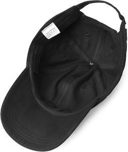 Gorra de béisbol de 100% algodón de alta calidad unisex, estampado de logotipo personalizado con patrón de Color sólido para negocios, disponible para pedidos a granel - Product Image 5
