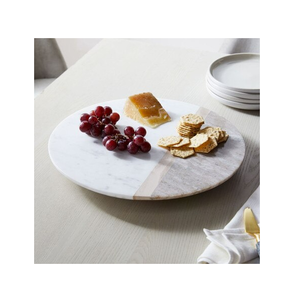 Organisateur de cuisine en marbre de haute qualité, plateau tournant pour gâteaux et biscuits, Lazy Susan rotative - Product Image 2