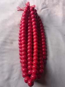 Large Chunky <b>Red</b> Glass Beads for Jewelry Making, Trade Beads for Necklaces, <b>Bracelets</b> & Tribal Style Designs - Product Image 4