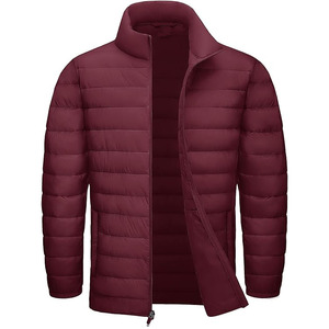 Veste d'hiver matelassée unisexe coupe slim coupe-vent avec col montant, patchwork et motifs de dessins animés - Product Image 4