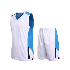 Uniforme de basket-ball professionnel pour hommes, sublimation complète, logo personnalisé, ensemble de maillots en polyester à séchage rapide - Product Image 3