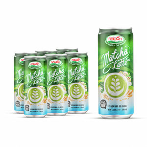 Nawon Matcha Latte Sabor a Té Verde con Pistacho, Leche de Avena, Lata de 320ml, Bebida de Té, OEM, Marca Privada - Product Image 1