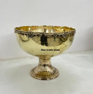 Cuenco Decorativo Americano de Latón, Diseño Redondo, Plato Decorativo de Metal para Escritorio, Bandeja para Regalo, Decoración, Frutas y Alimentos Secos - Product Image 5