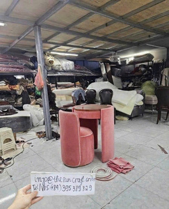 Beautiful Girls Modern <b>Vanity</b> <b>Desk</b> - Oak Wood Corner Makeup Table with Mirror & Chair Set Cheap Prices - Product Image 6