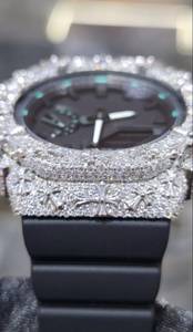 Cache-cadran de montre personnalisé de haute qualité, serti de moissanite VS D, pour GA-2100/GA-2110 - Product Image 2