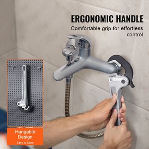 Chiave a Tubo Ergonomica in Alluminio da 14 Pollici, Facile da Trasportare con Regolazione Automatica della Fessura, Chiave Idraulica Regolabile - Product Image 5