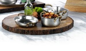 Bandeja de Madera Estilo Art Deco con Diseño de Plantas, Multifuncional, Decoración para Bodas - Product Image 2