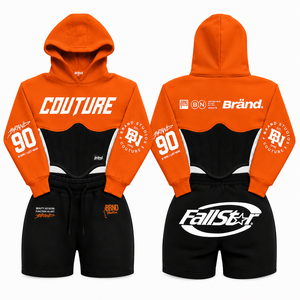 Conjunto de Sudadera con Capucha y Pantalones al por Mayor, Unisex, Estilo Urbano, Cierre Completo, Corte Regular, Invierno, 100% Algodón Felpa - Product Image 1