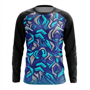 Maillot d'entraînement de gardien de but à séchage rapide et respirant pour hommes, quantité en gros, manches longues - Product Image 1