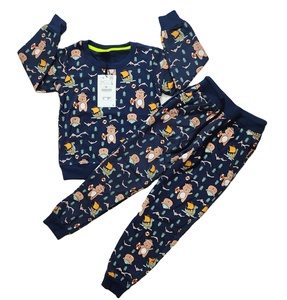 Ensemble de vêtements décontractés pour femmes, imprimé, 2 pièces, col rond, sweat-shirts à manches longues, ensemble de shorts, 100% coton, tissu tricoté, écologique - Product Image 6