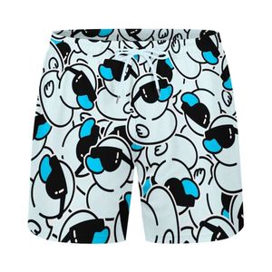 Shorts de surf personnalisés en maille 100% polyester sublimé, séchage rapide, style streetwear pour les sports de piscine et de plage - Product Image 5