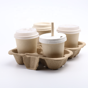 Vasos de Papel Impresos, Vaso de Papel Desechable para Beber con Tapa, Vaso de Papel de Bambú - Product Image 4