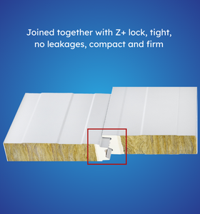 Panel Sándwich Resistente al Agua, Ignífugo, Aislante Térmico y Ecológico para Paredes Internas en Fábricas Industriales - Product Image 3