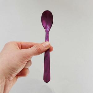Elegant Brown White Marble Effect Salad Serving Spoon Set Handmade Decorative Kitchen Utensils for Dining and <b>Buffet</b> <b>Table</b> - Product Image 4