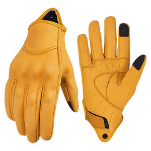 Guantes de Cuero Transpirables con Pantalla Táctil para Hombre, Estilo 2026, Alta Calidad, Venta al Por Mayor - Product Image 1