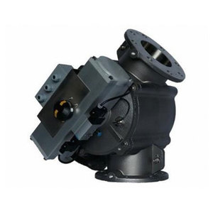 Pleasant Class Nicest Prices SDTD Painted Steel Grey Exterior Finish Single Drum Type <b>Diverter</b> Rotary Valve High Pressure - Product Image 1