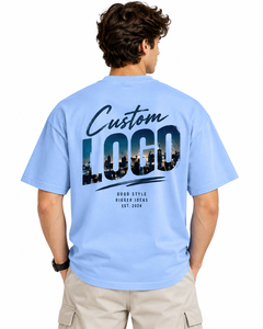 Camiseta Blanca para Hombre con Estampado de Circuito Impreso, Manga Corta, Cuello Redondo, Informal, de Algodón Jersey, Corte Regular, 100% Algodón - Product Image 4