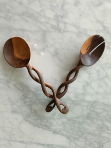 Wooden Measuring Spoon <b>Set</b> With Painted Handles Handmade Kitchen Utensils For Cooking Baking <b>Coffee</b> <b>Tea</b> <b>Sugar</b> Spice Serving - Product Image 4