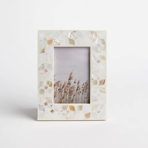 Cadre photo de luxe en nacre, fait main, pour décoration intérieure, cadeau, cadre de présentation – Meilleur prix - Product Image 1