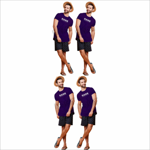 Camisetas de Hombre 100% Algodón, Transpirables, Cuello Redondo, Cómodas, Manga Corta, Precio Bajo, Alta Calidad, Corte Holgado, Estampadas - Product Image 6