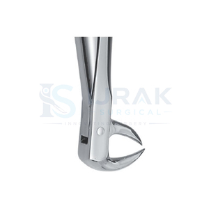 คีมถอนฟันแบบผ่าตัด Ijrak สำหรับฟันกรามบน ทำจากเหล็กกล้าไร้สนิม ใช้ด้วยมือ  ชนิดเครื่องมือผ่าตัดคลาส I ได้รับการรับรองมาตรฐาน CE - Product Image 3