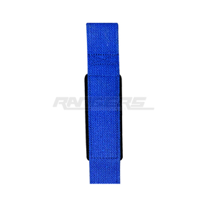 Sangles de musculation bleues robustes pour poignets, marque privée, vente en gros, sangles de soutien fitness - Product Image 2