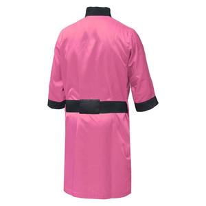 Bata de Artes Marciales de Satén Rosa con Cinturón Negro, Transpirable y Ecológica, para Entrenamiento de MMA y Boxeo para Hombres - Product Image 3