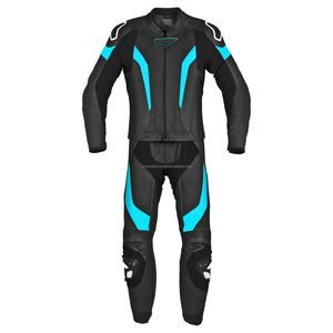 Combinaison de course en cuir élégante grande taille pour motards et pilotes automobiles - Vêtement de sport respirant, coupe-vent, séchage rapide et protecteur (Mono) - Product Image 2