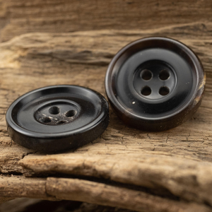 Natural 24L 32L 36L Free Size Buffalo Ox Horn Buttons Coats Clothing Accessories Wholesale Price - Product Image 5