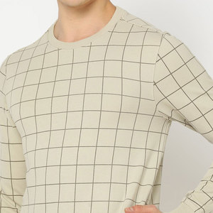 Sweat-shirt d'hiver décontracté pour homme en coton uni, coupe régulière, personnalisable, anti-boulochage, avec impression numérique sur l'épaule - Product Image 4