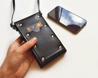 Funda de cuero Premium para teléfono, funda para teléfono móvil, funda para teléfono inteligente, con ranura para tarjeta hecha de Funda de cuero genuino para teléfono móvil