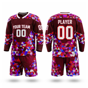 Conjuntos de poliéster 100% diseñados a medida, servicio OEM, impresión por sublimación con nombre del equipo para ropa de equipo - Product Image 5