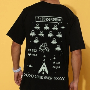 Camiseta de Manga Corta Estilo Coreano para Mujer Lauren, Transpirable, de Algodón, con Estampado de Oso, Estilo Casual para Verano, con Logo - Product Image 3