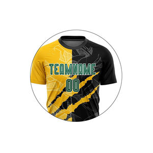 Vente en gros de maillots de football 100% haute qualité, personnalisés, imprimés par sublimation, antibactériens, anti-UV, séchage rapide, confortables et respirants - Product Image 4