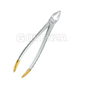 Juego de Fórceps Dentales Premium de Acero Inoxidable con Puntas Doradas, Instrumento Quirúrgico para Extracción de Dientes - Product Image 6