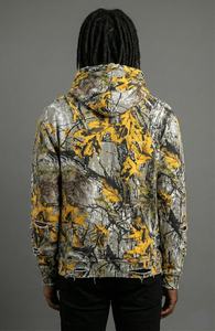 Fabrication de sweats à capuche camouflage en molleton de coton pour l'hiver, sweats à capuche épais pour hommes, sweats à capuche et sweat-shirts et vestes - Product Image 2