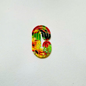 Patch en silicone 3D multicolore en forme de cœur et de fleur pour chapeaux et vêtements, accessoires thermocollants en strass, à coudre, en caoutchouc souple pour la couture et le repassage - Product Image 2