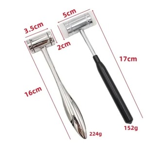1 ud. Martillo dental manual de doble cabeza de nailon y acero inoxidable para extracción quirúrgica de dientes, instrumento de autoclave para dentistas - Product Image 2